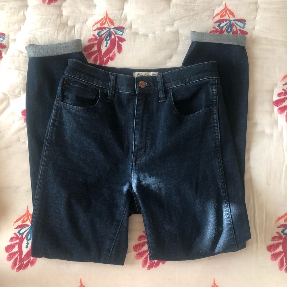 Madewell 10” High-Rise Skinny Jeans in Hayes Wash